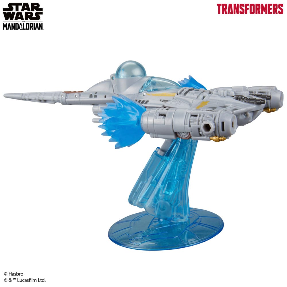 Star Wars x Transformers Actionfigur The Mandalorian / N-1 Starfighter 19 cm - Versand: 5-7 Tage nach Bestellung