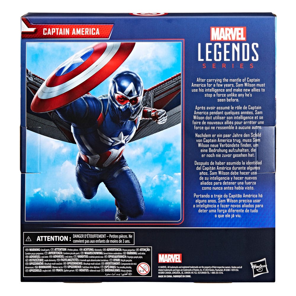 Captain America: Brave New World Marvel Legends Actionfigur Captain America 15 cm - Versand: 5-7 Tage nach Bestellung