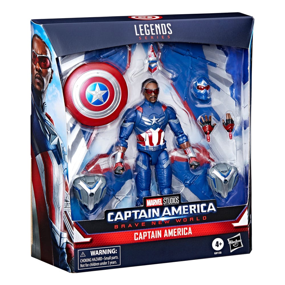Captain America: Brave New World Marvel Legends Actionfigur Captain America 15 cm - Versand: 5-7 Tage nach Bestellung