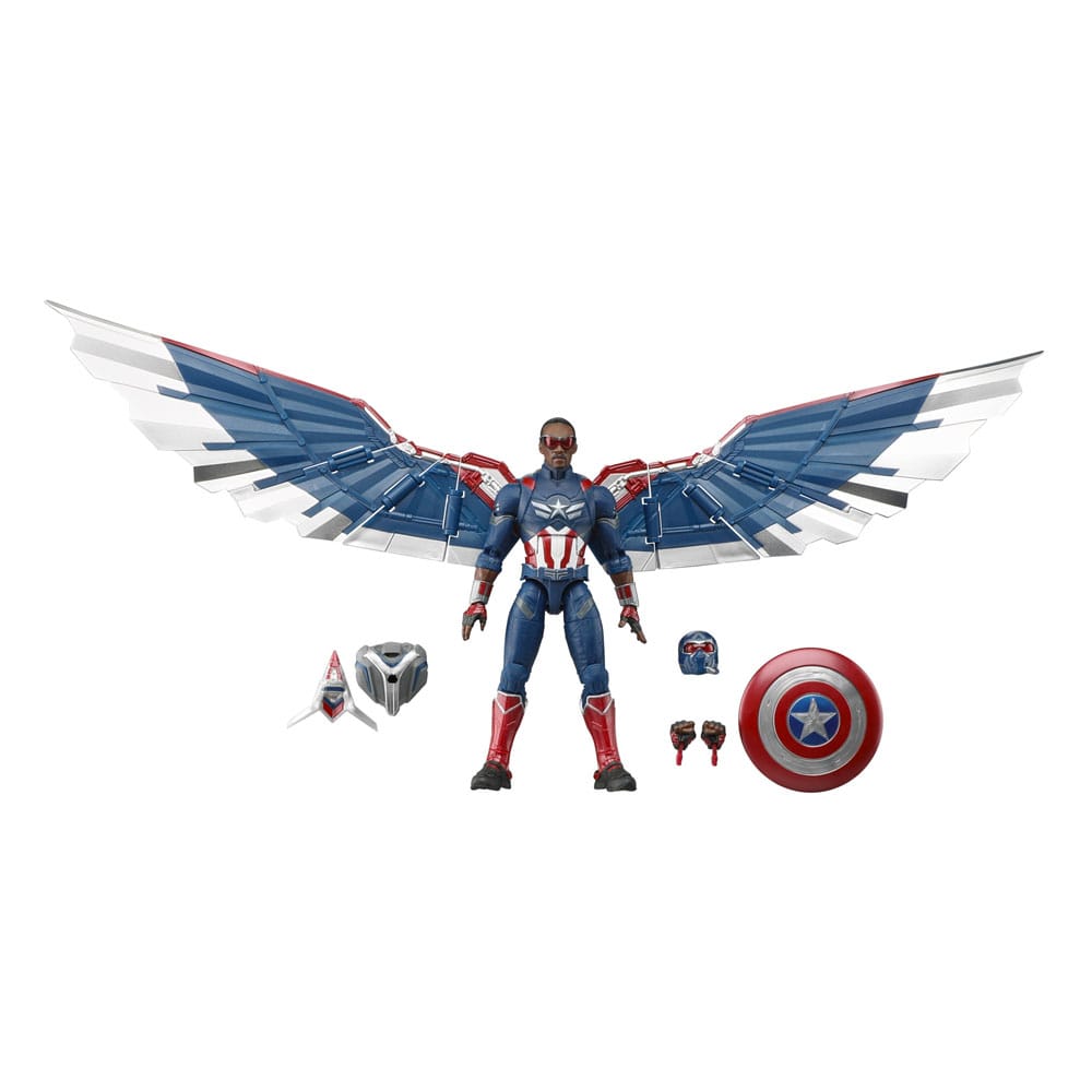 Captain America: Brave New World Marvel Legends Actionfigur Captain America 15 cm - Versand: 5-7 Tage nach Bestellung