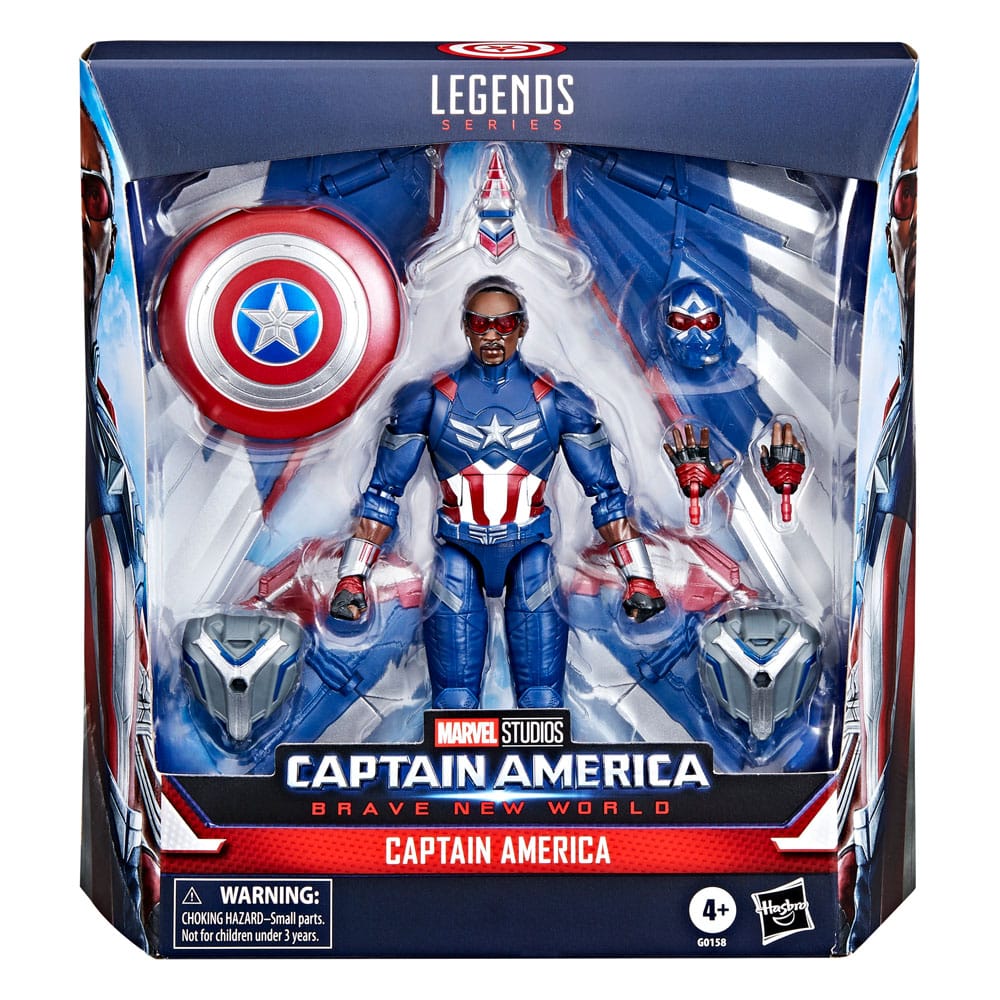 Captain America: Brave New World Marvel Legends Actionfigur Captain America 15 cm - Versand: 5-7 Tage nach Bestellung