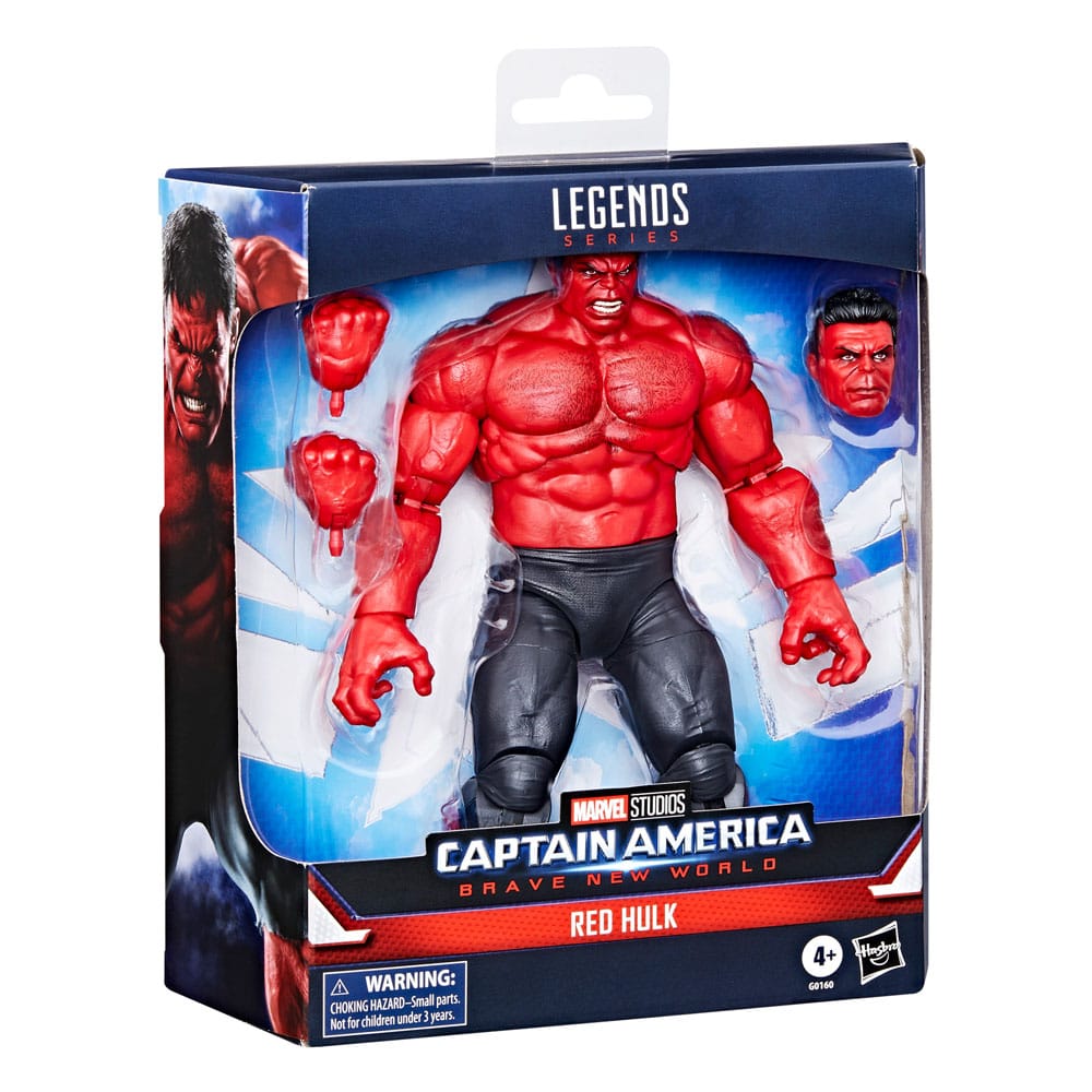 Captain America: Brave New World Marvel Legends Actionfigur Red Hulk 22 cm - Versand: 5-7 Tage nach Bestellung