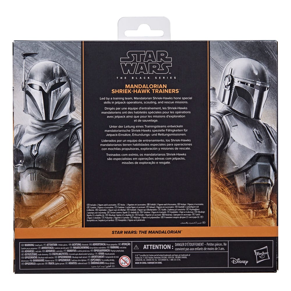 Star Wars: The Mandalorian Black Series Actionfiguren 2er-Pack Mandalorian Shriek-Hawk Trainers 15 cm - Versand: 5-7 Tage nach Bestellung