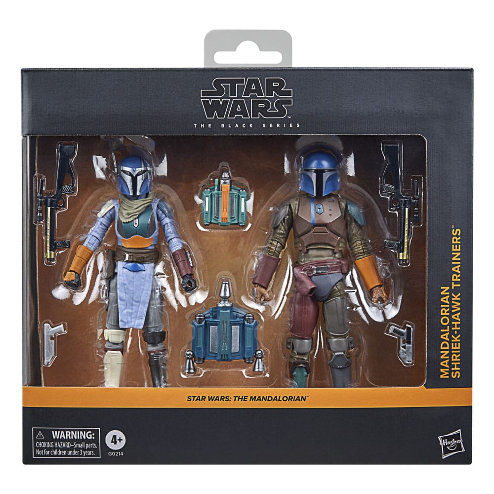 Star Wars: The Mandalorian Black Series Actionfiguren 2er-Pack Mandalorian Shriek-Hawk Trainers 15 cm - Versand: 5-7 Tage nach Bestellung