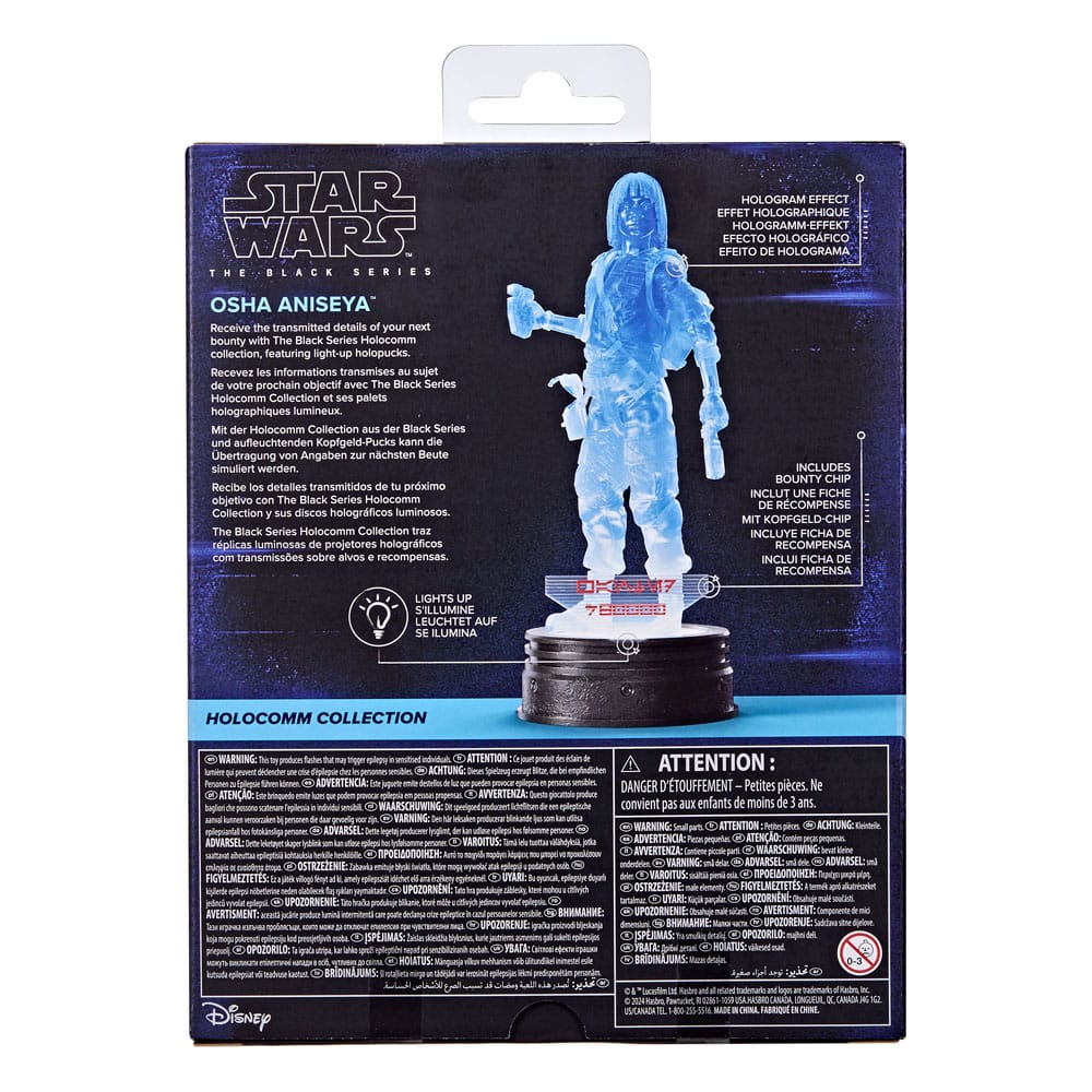 Star Wars Black Series Holocomm Collection Actionfigur Osha Aniseya 15 cm - Versand: 5-7 Tage nach Bestellung