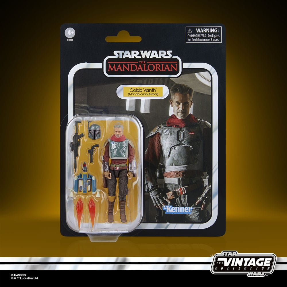 Star Wars: The Mandalorian Vintage Collection Actionfigur Cobb Vanth (Mandalorian Armor) 10 cm - Versand: 5-7 Tage nach Bestellung