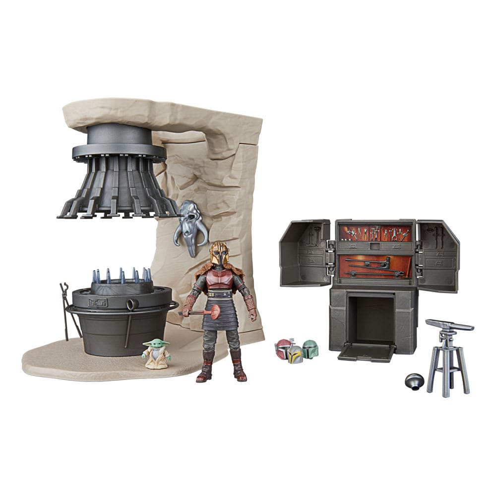 Star Wars The Mandalorian Vintage Collection The Armorer's Forge mit The Armorer (Lakeside Covert World) - Versand: 5-7 Tage nach Bestellung