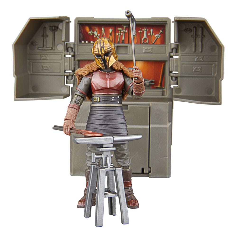 Star Wars The Mandalorian Vintage Collection The Armorer's Forge mit The Armorer (Lakeside Covert World) - Versand: 5-7 Tage nach Bestellung