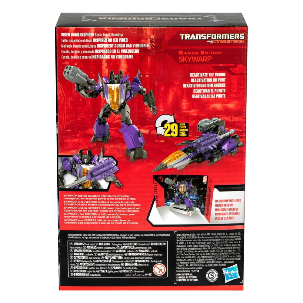 Transformers: War for Cybertron Studio Series Voyager Class Actionfigur Gamer Edition Skywarp 16 cm - Versand: 5-7 Tage nach Bestellung