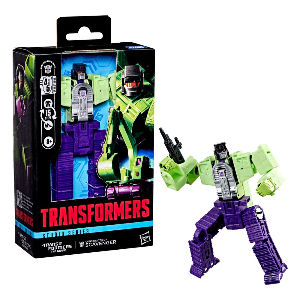 The Transformers: The Movie Studio Series Deluxe Class Actionfigur Constructicon Scavenger 11 cm - Versand: 5-7 Tage nach Bestellung