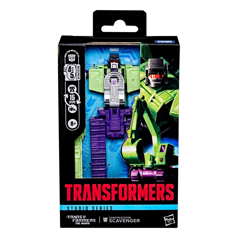 The Transformers: The Movie Studio Series Deluxe Class Actionfigur Constructicon Scavenger 11 cm - Versand: 5-7 Tage nach Bestellung