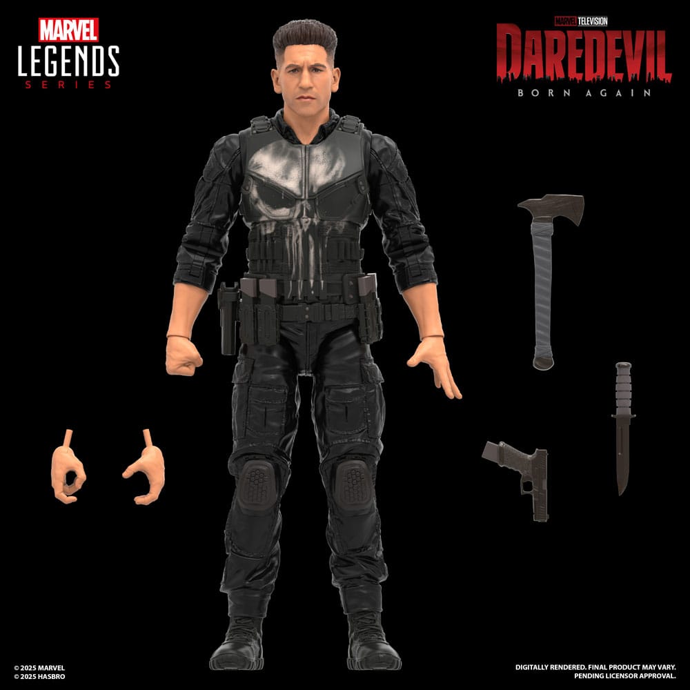 Daredevil: Born Again Marvel Legends Actionfigur Punisher 15 cm - Preorder - ETA: 25.12.2025