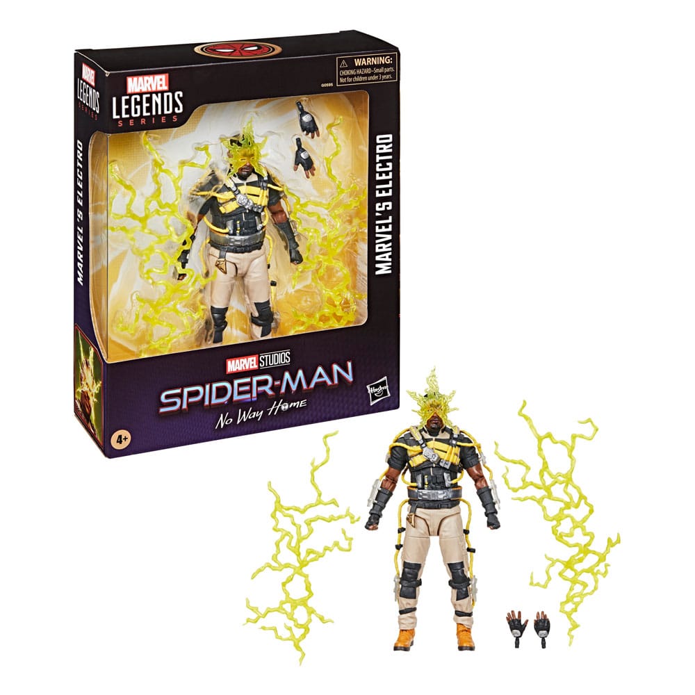 Spider-Man: No Way Home Marvel Legends Actionfigur Marvel's Electro 15 cm - Versand: 5-7 Tage nach Bestellung