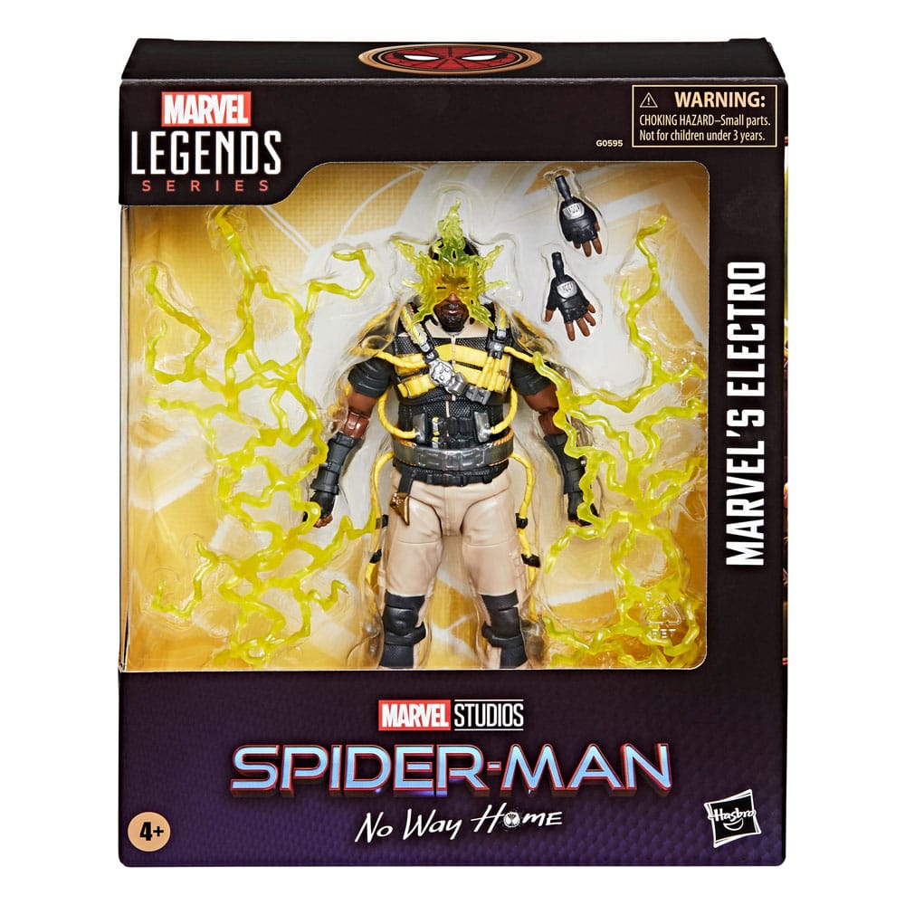 Spider-Man: No Way Home Marvel Legends Actionfigur Marvel's Electro 15 cm - Versand: 5-7 Tage nach Bestellung
