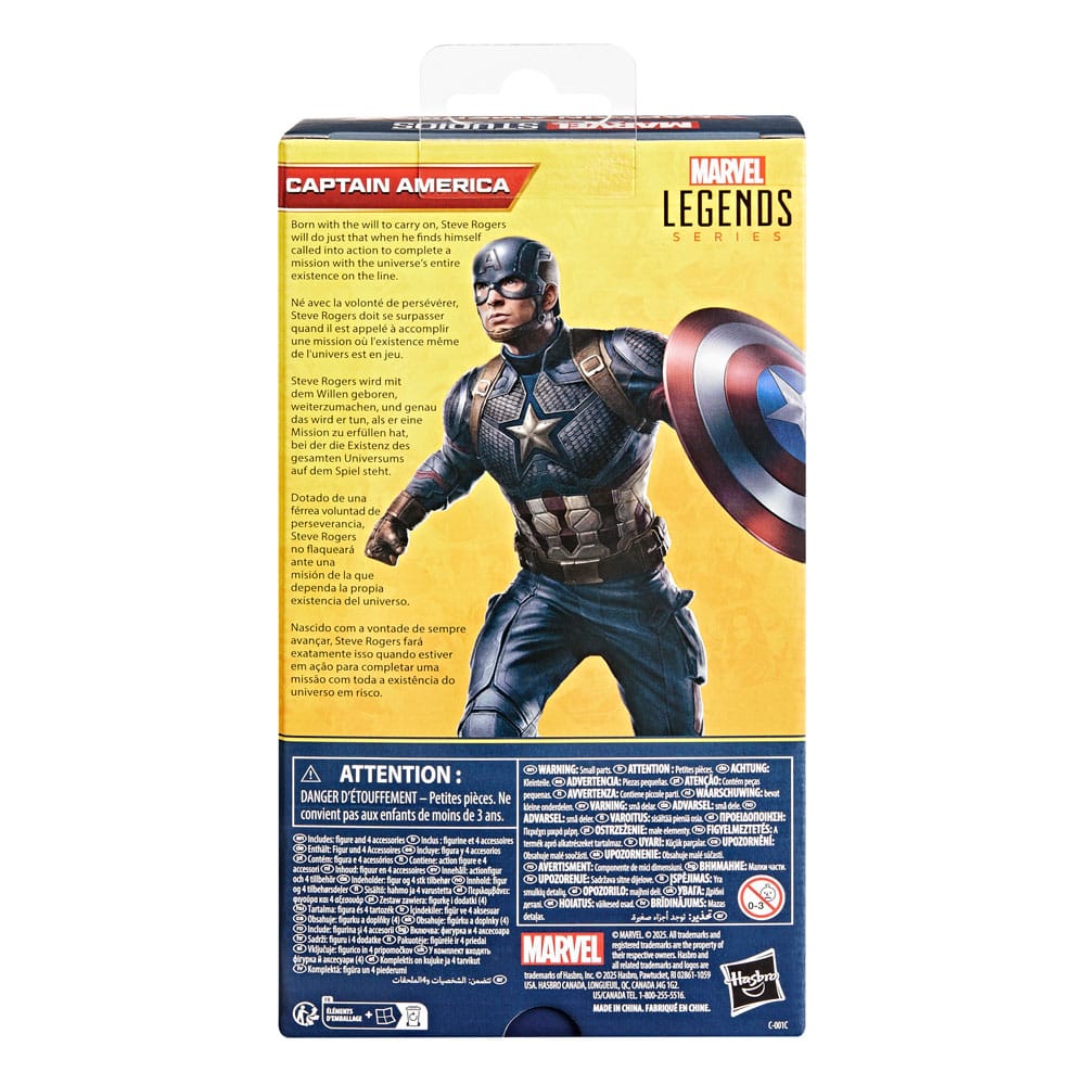 Avengers: Endgame Marvel Legends Actionfigur Captain America 15 cm - Versand: 5-7 Tage nach Bestellung