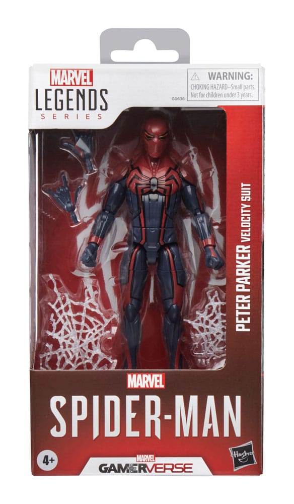 Spider-Man Marvel Legends Gamerverse Actionfigur Peter Parker Velocity Suit 15 cm - Versand: 5-7 Tage nach Bestellung