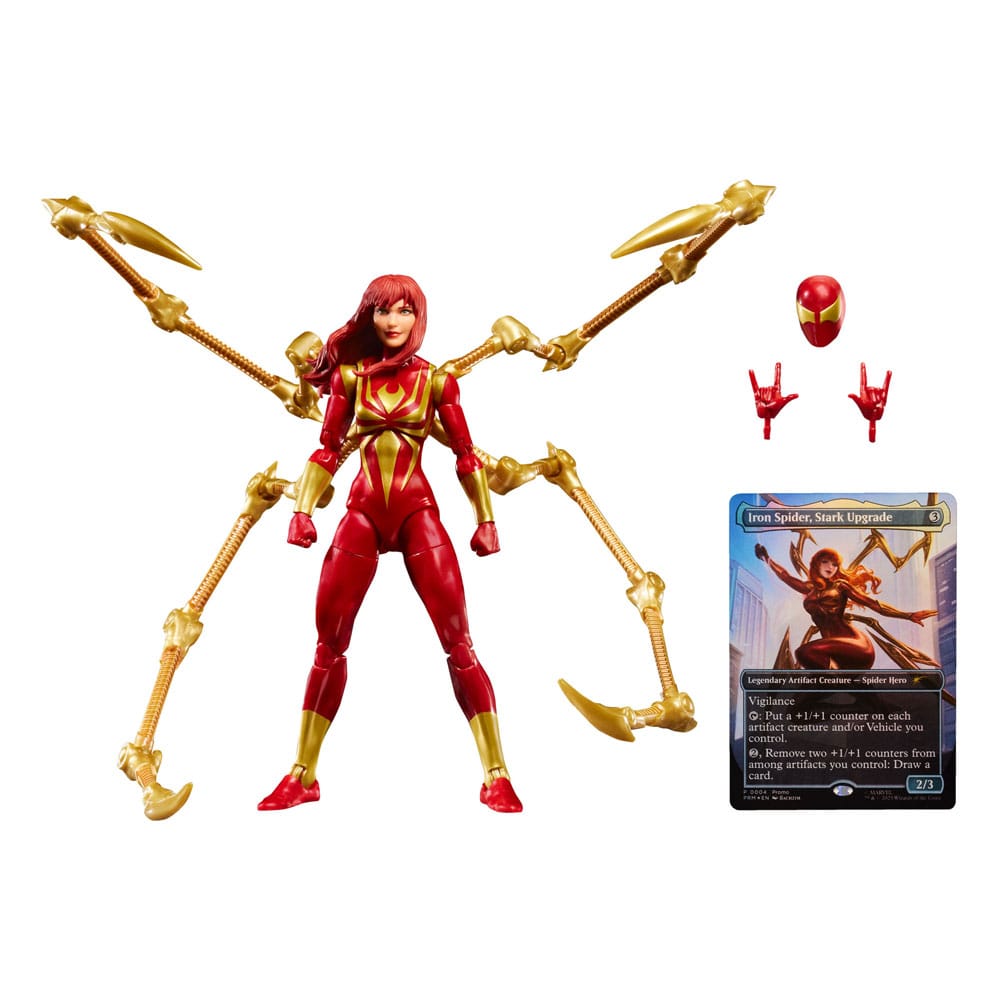 Marvel Legends Magic: The Gathering Actionfigur Mary Jane Watson (Iron Spider) (plus exklusive Foil-Karte) 15 cm - Versand: 7 Tage nach Bestellung