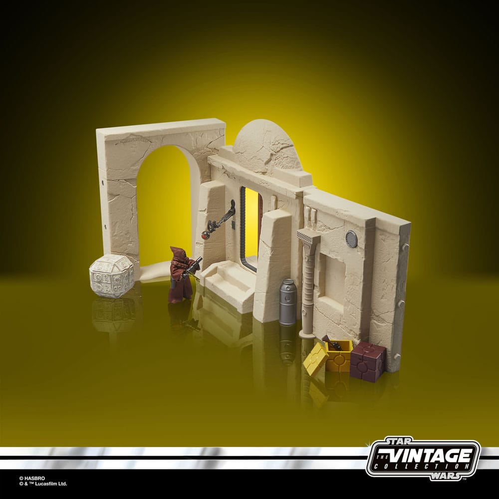 Star Wars Episode IV Vintage Collection Playset Streets of Mos Eisley mit Jawa Action Figure - Versand: 5-7 Tage nach Bestellung