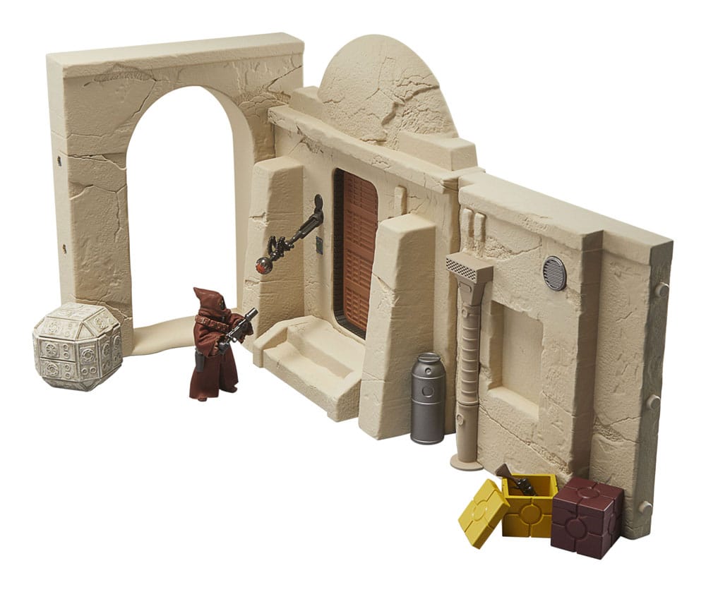 Star Wars Episode IV Vintage Collection Playset Streets of Mos Eisley mit Jawa Action Figure - Versand: 5-7 Tage nach Bestellung