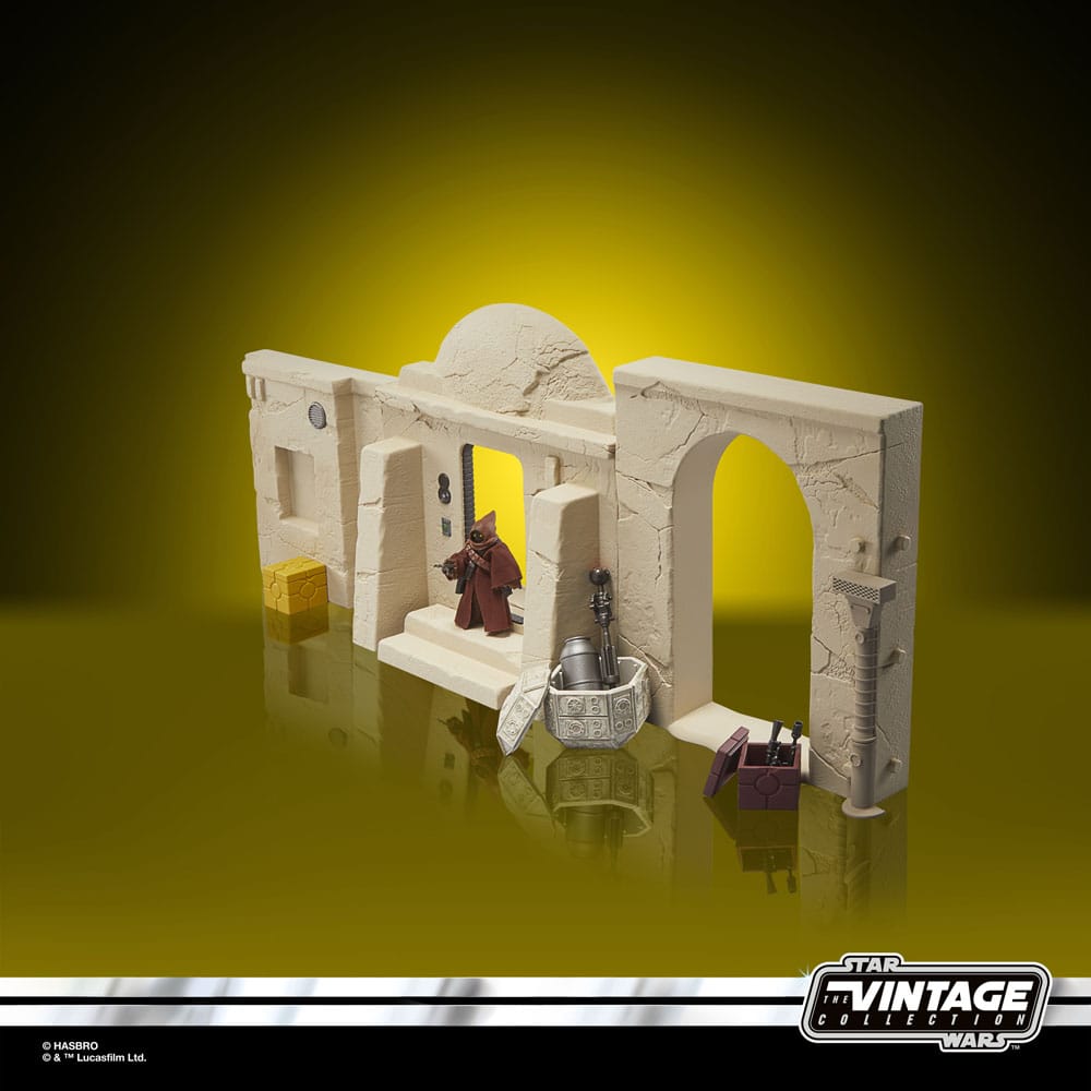 Star Wars Episode IV Vintage Collection Playset Streets of Mos Eisley mit Jawa Action Figure - Versand: 5-7 Tage nach Bestellung