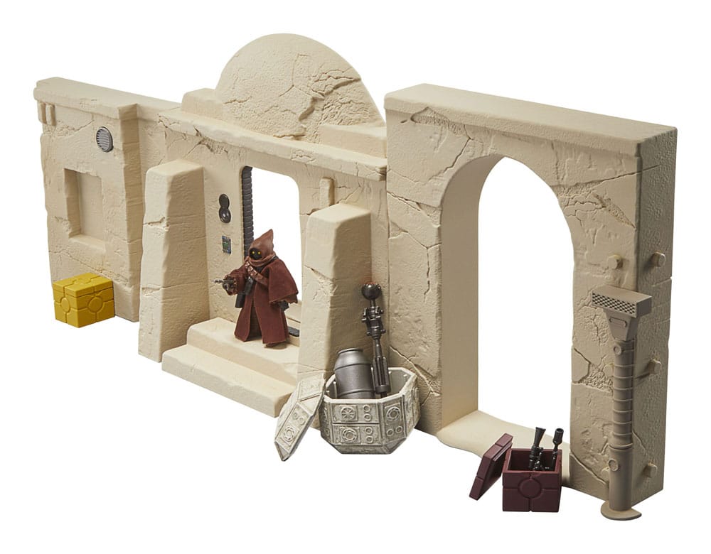 Star Wars Episode IV Vintage Collection Playset Streets of Mos Eisley mit Jawa Action Figure - Versand: 5-7 Tage nach Bestellung