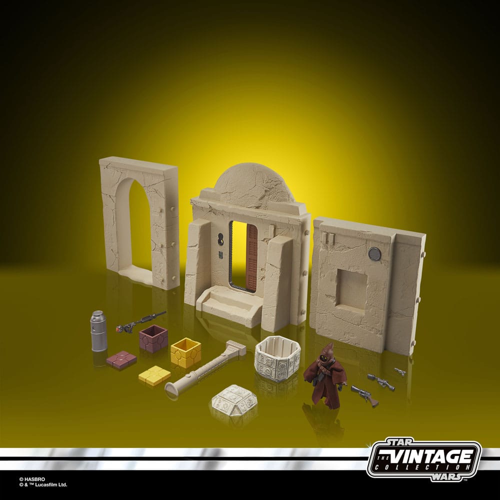 Star Wars Episode IV Vintage Collection Playset Streets of Mos Eisley mit Jawa Action Figure - Versand: 5-7 Tage nach Bestellung