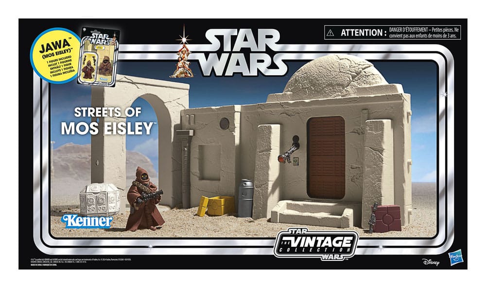 Star Wars Episode IV Vintage Collection Playset Streets of Mos Eisley mit Jawa Action Figure - Versand: 5-7 Tage nach Bestellung