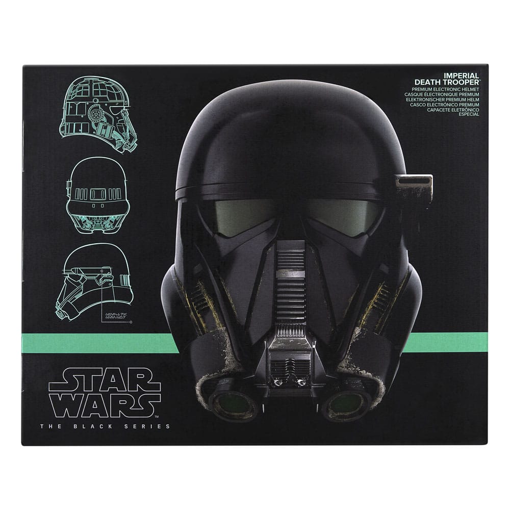 Star Wars: Rogue One Black Series Elektronischer Helm Imperial Death Trooper - Preorder - ETA: 25.10.2025