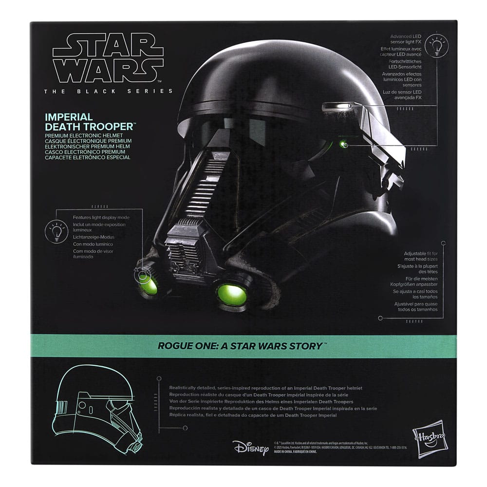 Star Wars: Rogue One Black Series Elektronischer Helm Imperial Death Trooper - Preorder - ETA: 25.10.2025