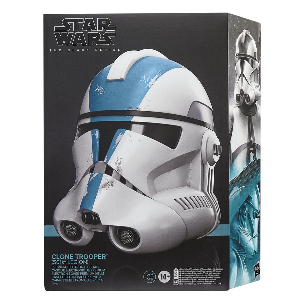 Star Wars: Ahsoka Black Series Elektronischer Helm Clone Trooper (501st Legion) - Versand: 5-7 Tage nach Bestellung