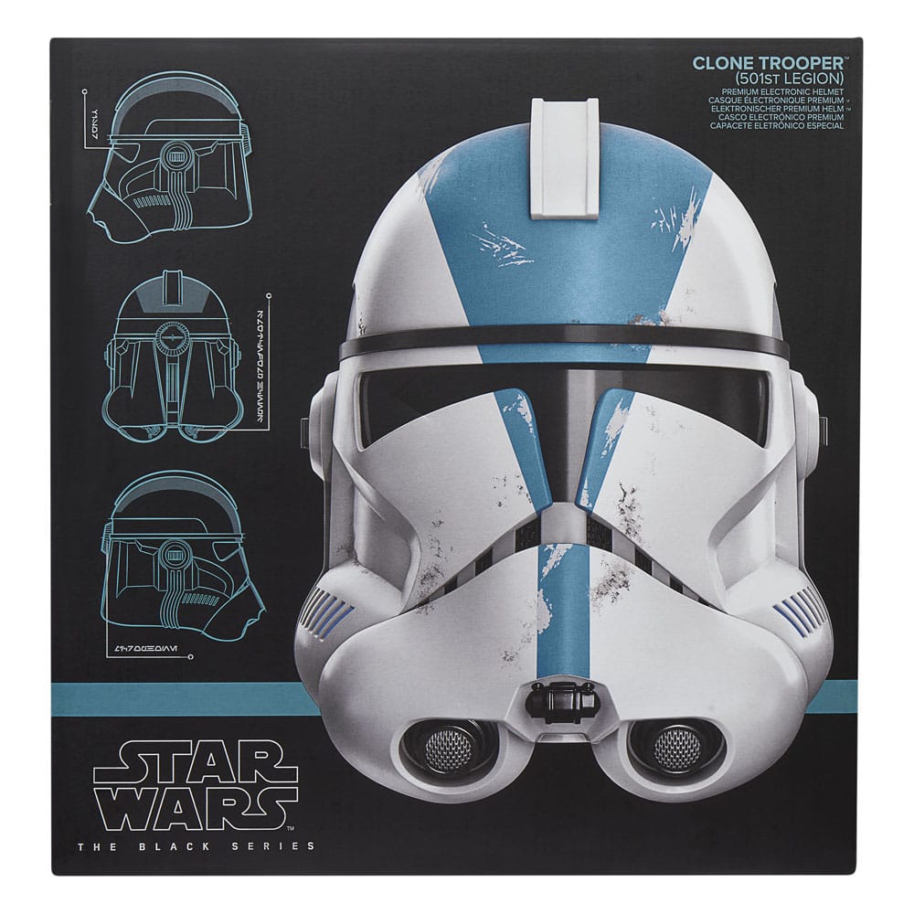 Star Wars: Ahsoka Black Series Elektronischer Helm Clone Trooper (501st Legion) - Versand: 5-7 Tage nach Bestellung