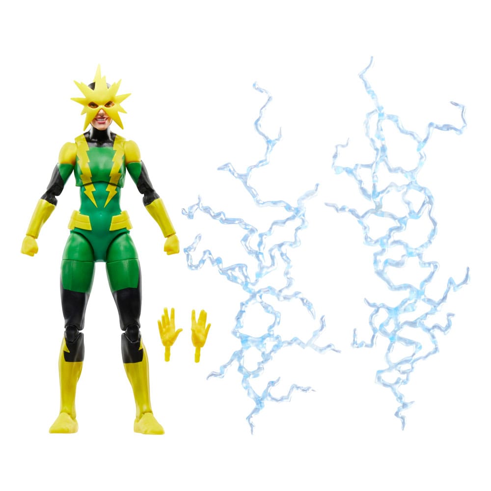Spider-Man Marvel Legends Retro Actionfigur Electro (Francine Frye) 15 cm - Versand: 5-7 Tage nach Bestellung