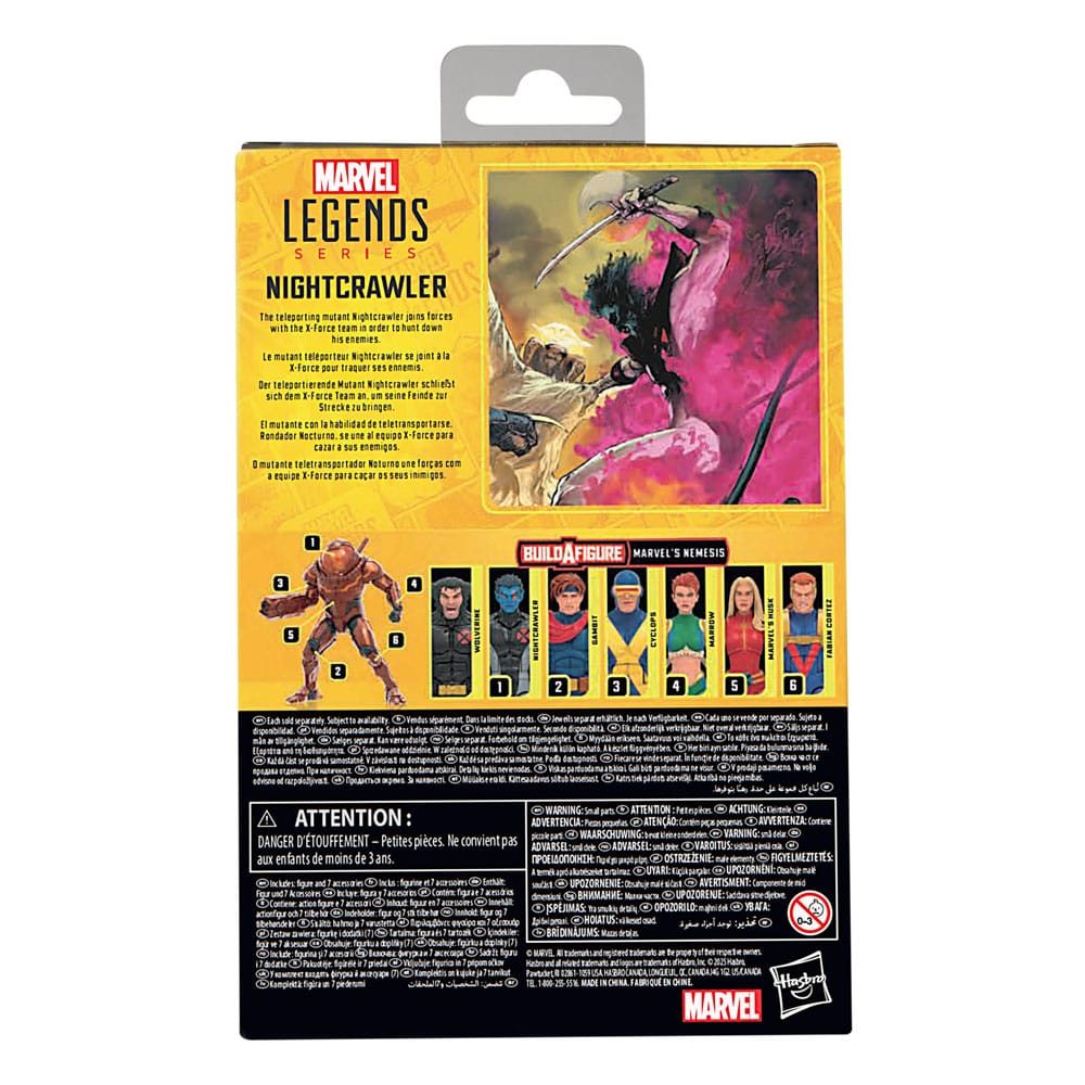 X-Men Marvel Legends Actionfigur Nightcrawler (BAF: Marvel's Nemesis) 15 cm - Versand: 5-7 Tage nach Bestellung