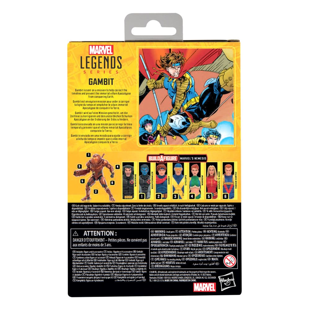 X-Men Marvel Legends Actionfigur Gambit (BAF: Marvel's Nemesis) 15 cm - Versand: 5-7 Tage nach Bestellung