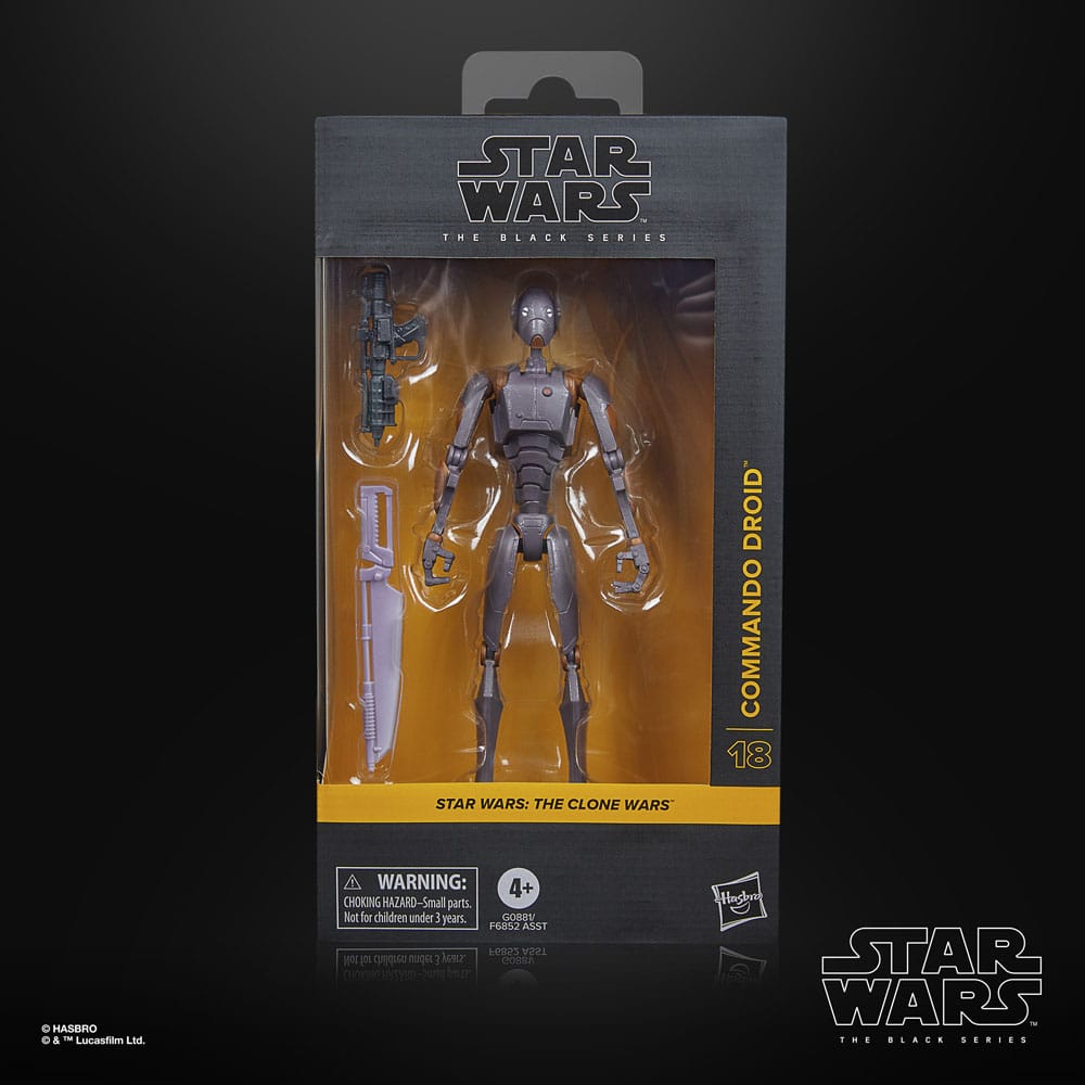Star Wars: The Clone Wars Black Series Actionfigur Commando Droid 15 cm - Versand: 5-7 Tage nach Bestellung