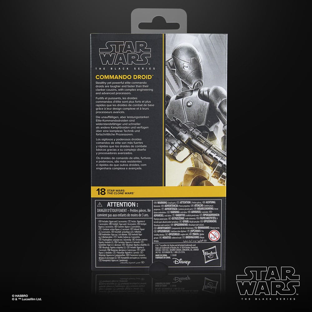 Star Wars: The Clone Wars Black Series Actionfigur Commando Droid 15 cm - Versand: 5-7 Tage nach Bestellung