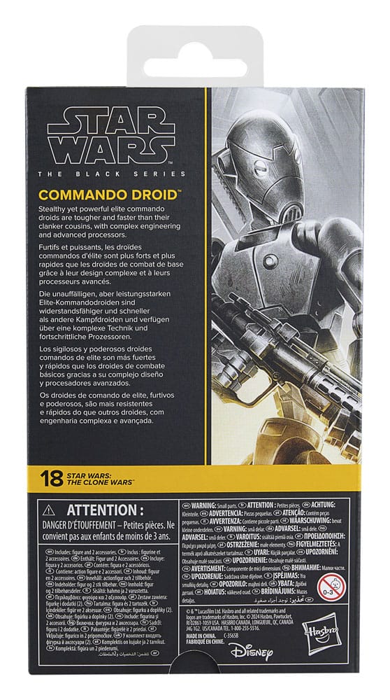 Star Wars: The Clone Wars Black Series Actionfigur Commando Droid 15 cm - Versand: 5-7 Tage nach Bestellung
