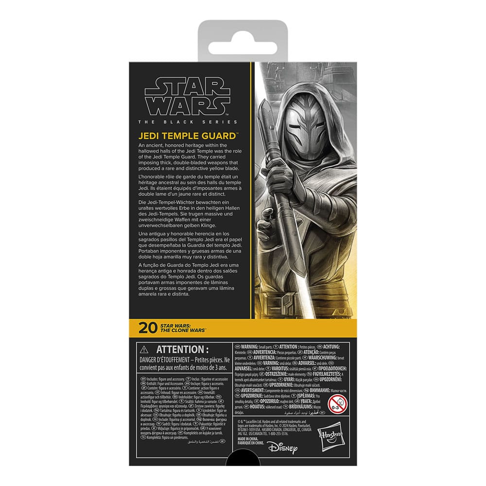Star Wars: The Clone Wars Black Series Actionfigur Jedi Temple Guard 15 cm - Preorder - ETA: 25.09.2025