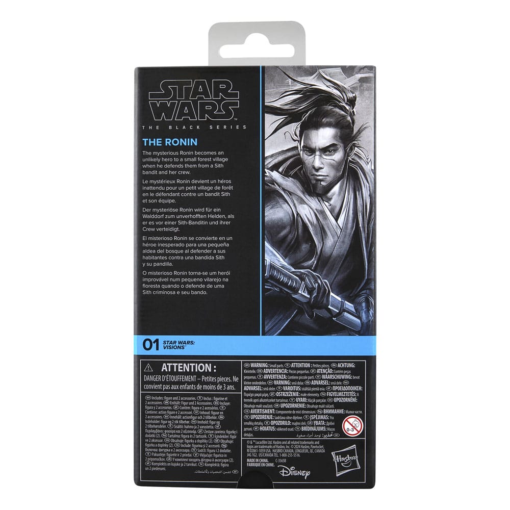 Star Wars: Visions Black Series Actionfigur The Ronin 15 cm - Preorder - ETA: 25.09.2025