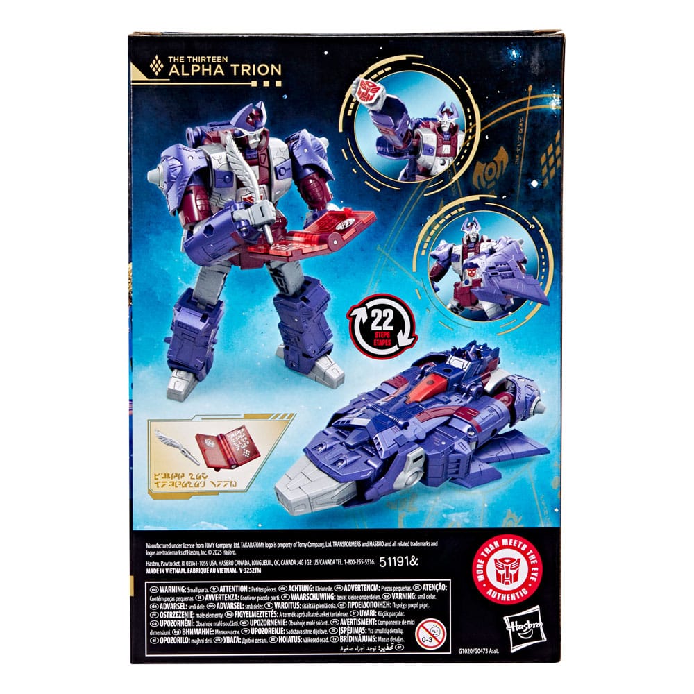 Transformers Age of the Primes Voyager Class Actionfigur The Thirteen: Alpha Trion 18 cm - Preorder - ETA: 25.10.2025