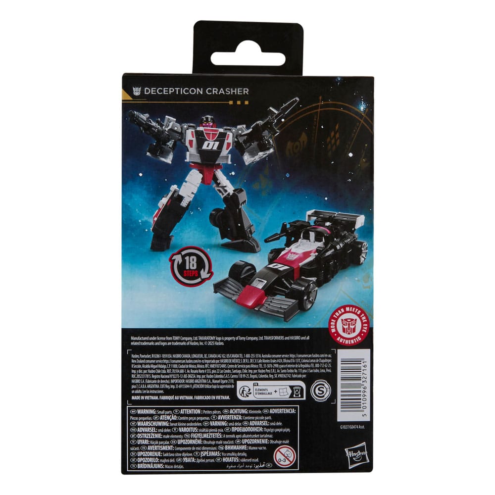 Transformers Age of the Primes Deluxe Class Actionfigur Decepticon Crasher 14 cm - Versand: 5-7 Tage nach Bestellung