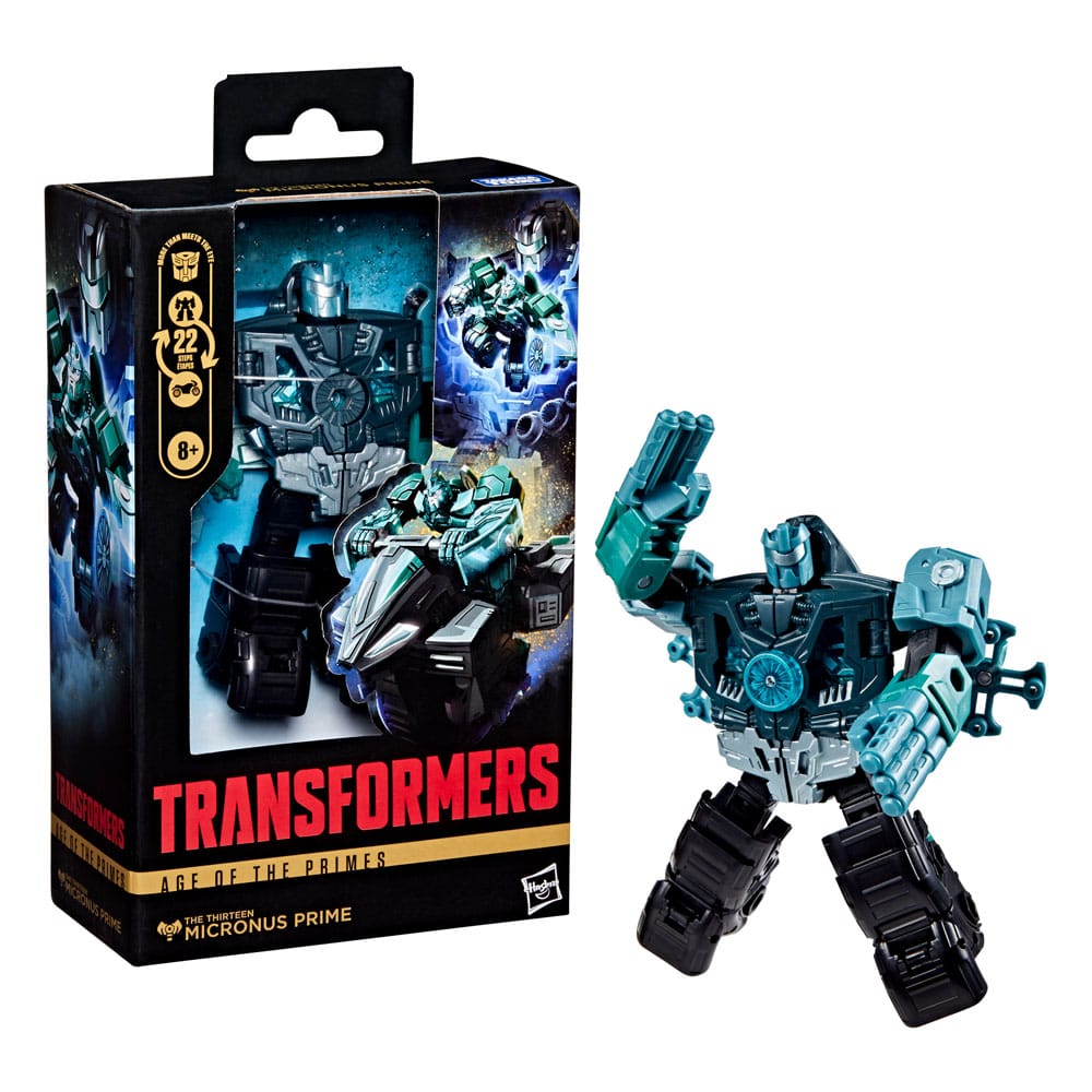 Transformers Age of the Primes Deluxe Class Actionfigur The Thirteen: Micronus Prime 14 cm - Preorder - ETA: 25.10.2025