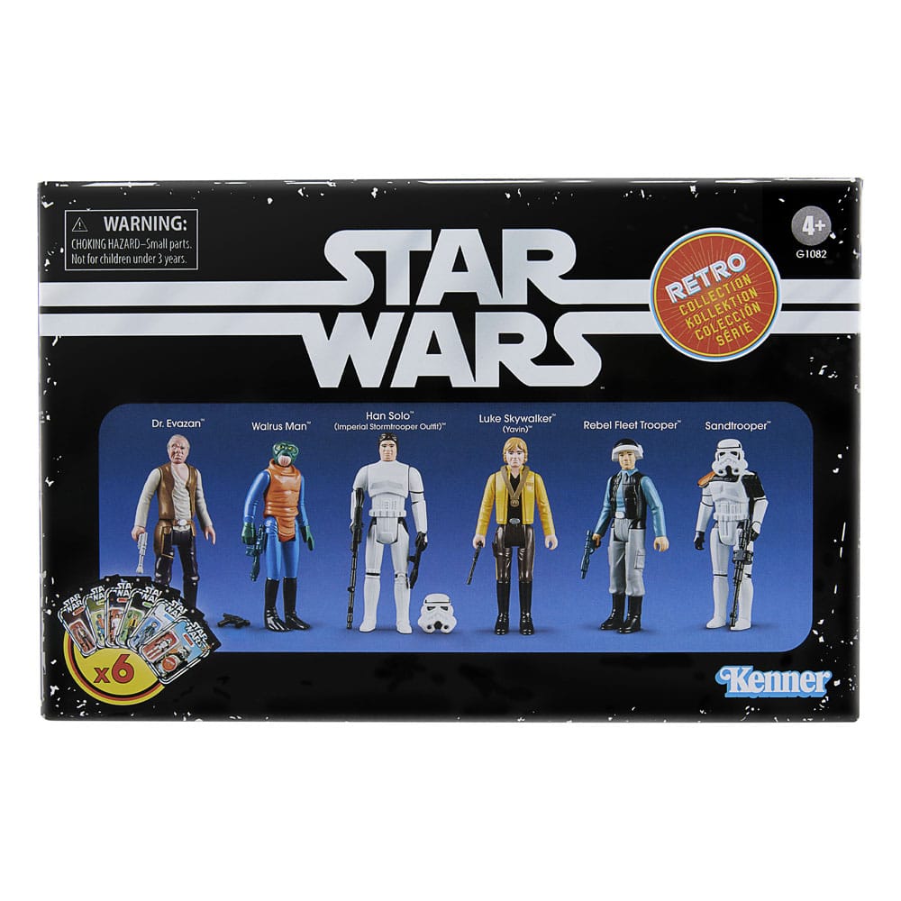 Star Wars Episode IV Retro Collection Actionfiguren 6er-Pack 10 cm - Versand: 5-7 Tage nach Bestellung