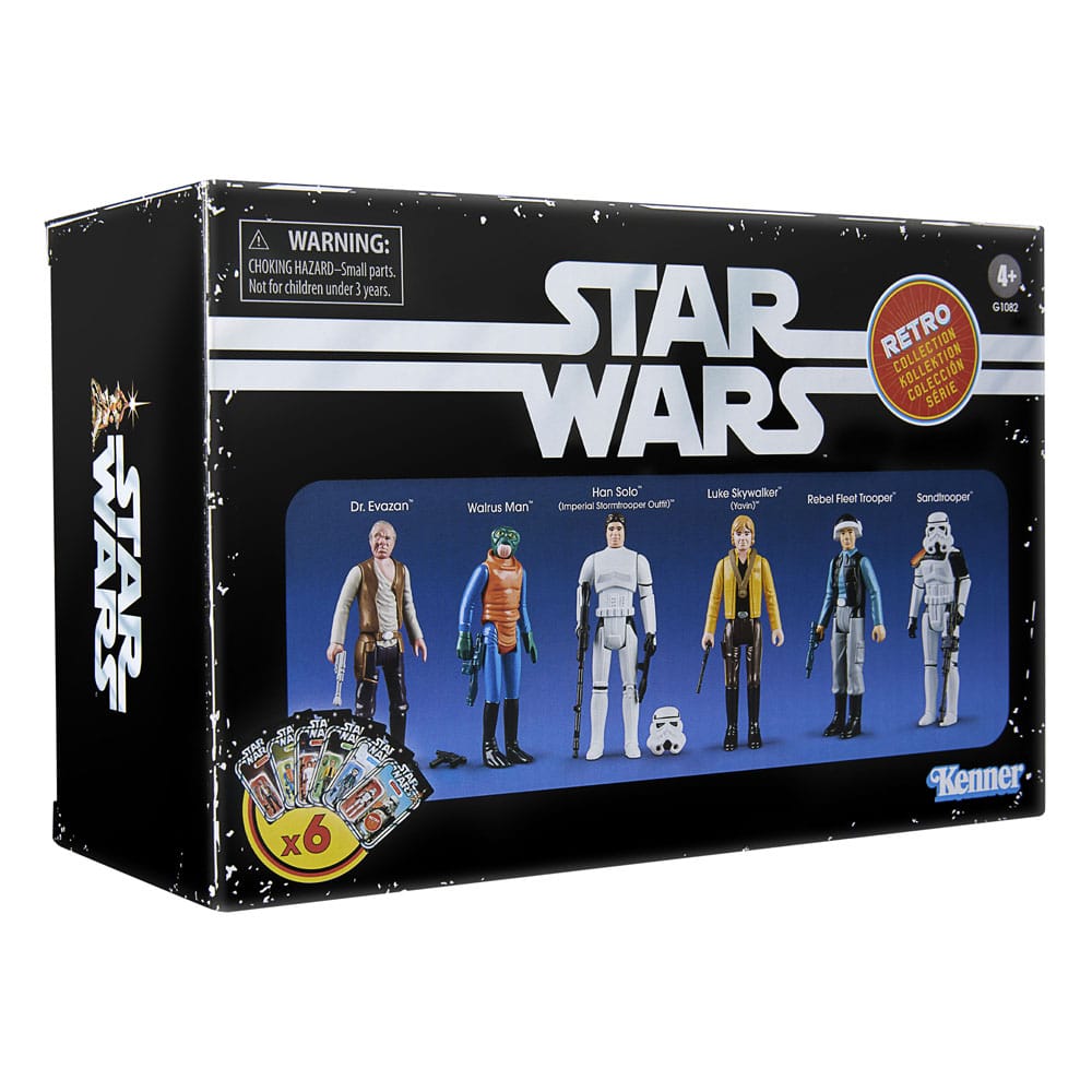 Star Wars Episode IV Retro Collection Actionfiguren 6er-Pack 10 cm - Versand: 5-7 Tage nach Bestellung