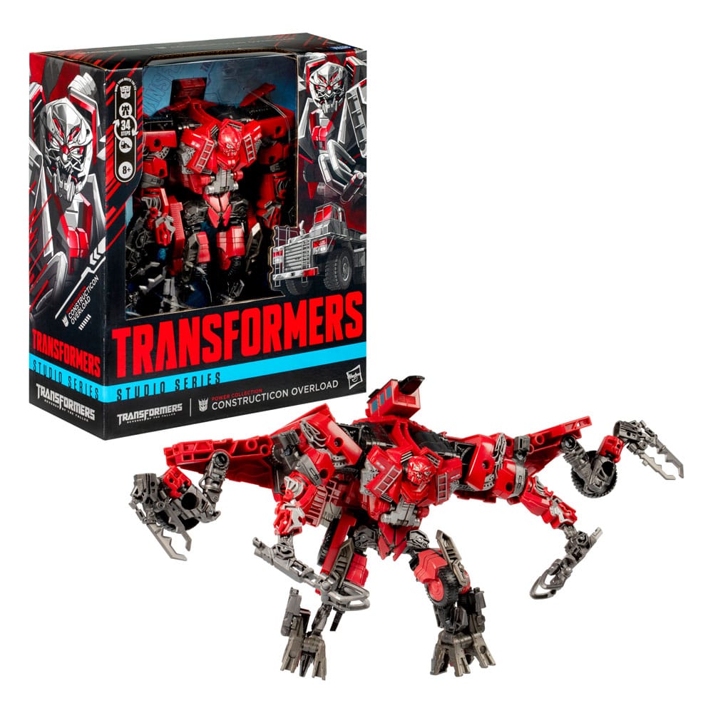 Transformers - Die Rache Studio Series Leader Class Actionfigur Power Collection Constructicon Overload 22 cm - Versand: 5-7 Tage nach Bestellung