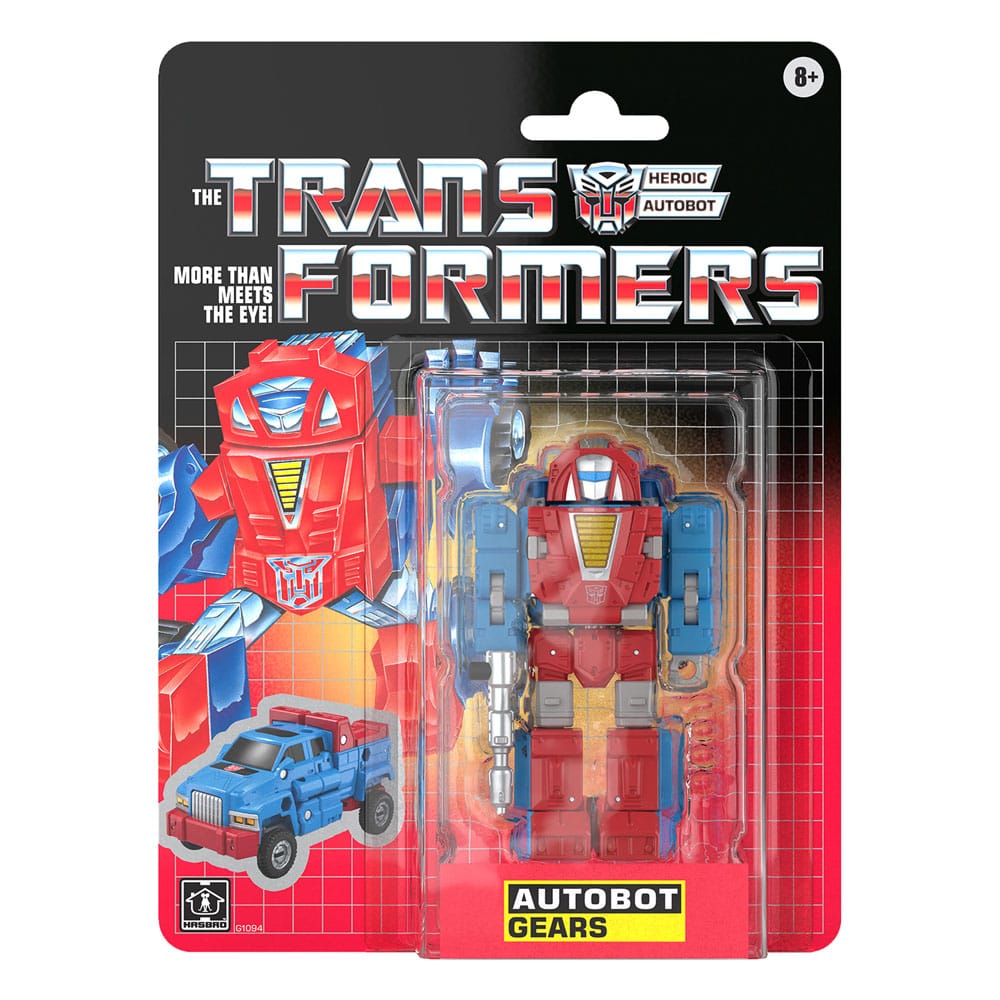 The Transformers Retro G1 Actionfigur Autobot Gears 12 cm - Versand: 5-7 Tage nach Bestellung