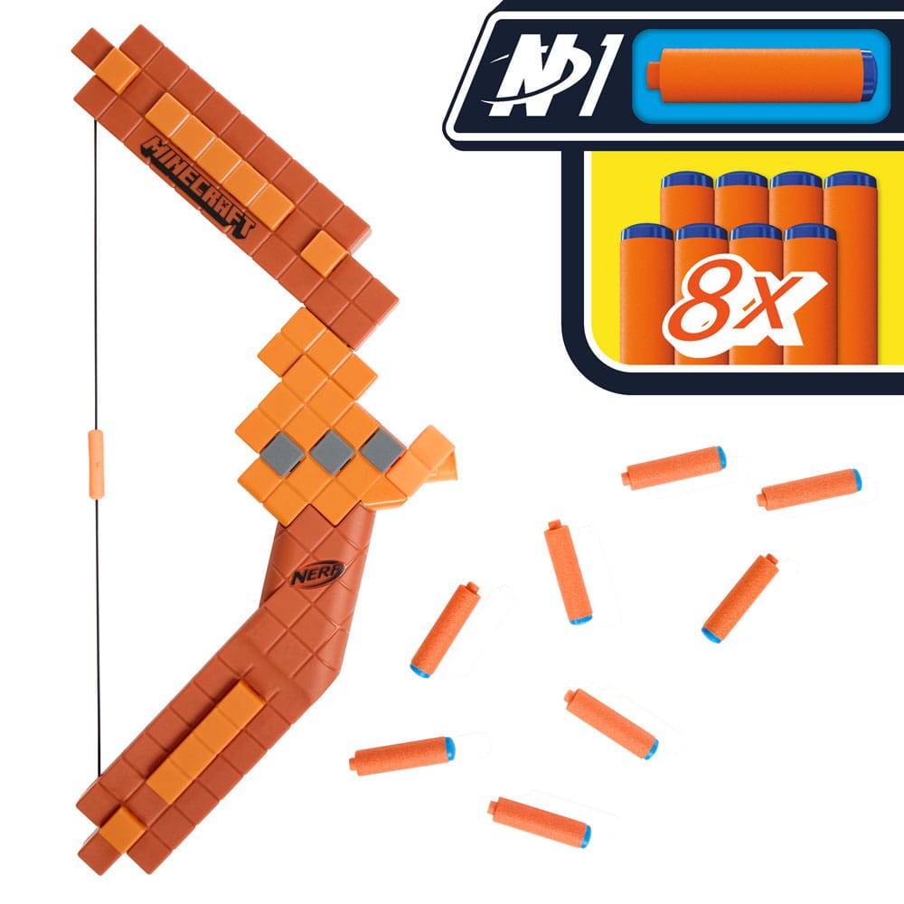 Minecraft NERF Bogen mit Dart-Abschuss - Versand: 5-7 Tage nach Bestellung
