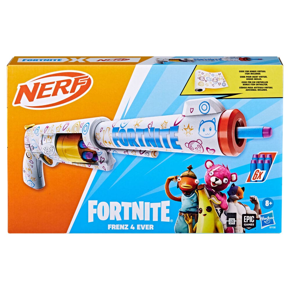 Fortnite NERF Frenz 4 Ever Blaster - Versand: 5-7 Tage nach Bestellung