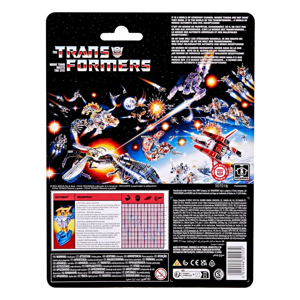 The Transformers Retro G1 Actionfigur Autobot Seaspray 13 cm - Preorder - ETA: 25.10.2025
