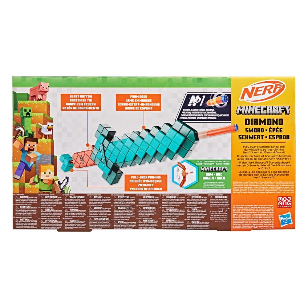 Minecraft NERF Diamantschwert mit Dart-Abschuss - Preorder - ETA: 20.10.2025